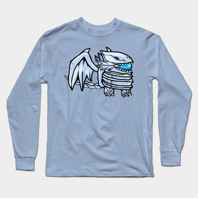 Blue-Eyes Sus Dragon Long Sleeve T-Shirt by Flex Unlimited